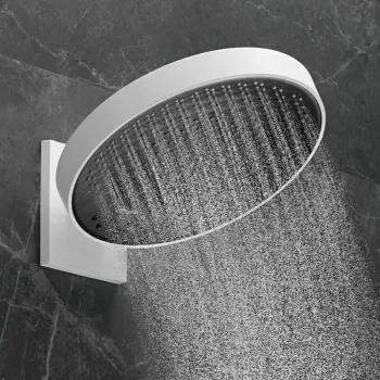 Dušas galva Hansgrohe Rainfinity, 360 ar pieslēgumu, 3 režīmi, matēta balta, 26234700 NEW