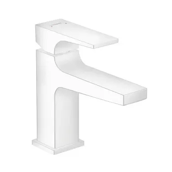 Vannas istabas izlietnes maisītājs Hansgrohe Metropol, ar Push-Open izplūdi, matēta balta, 32500700 NEW