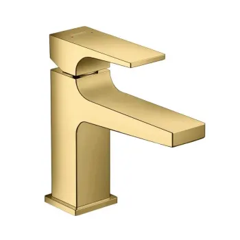 Vannas istabas izlietnes maisītājs Hansgrohe Metropol, ar Push-Open izplūdi, pulēts zelts, 32500990 NEW