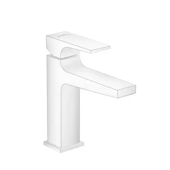 Vannas istabas izlietnes maisītājs Hansgrohe Metropol, ar Push-Open izplūdi, matēta balta, 32507700 NEW
