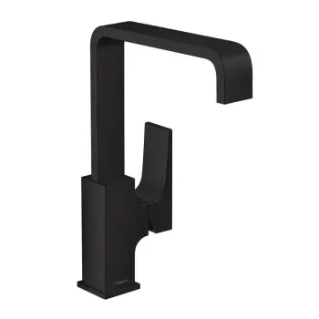 Vannas istabas izlietnes maisītājs Hansgrohe Metropol, ar Push-Open izplūdi, matēta melna, 32511670 NEW