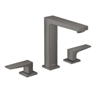 Vannas istabas izlietnes maisītājs Hansgrohe Metropol, ar Push-Open izplūdi, iebūvējams matēta melna hroms, 32515340 NEW