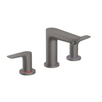 Vannas istabas izlietnes maisītājs Hansgrohe Talis E, ar PopUp vārstu, iebūvējams matēta melna hroms, 71733340 NEW