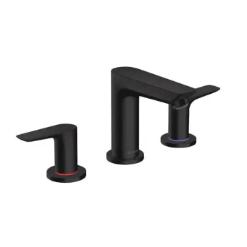 Vannas istabas izlietnes maisītājs Hansgrohe Talis E, ar PopUp vārstu, iebūvējams matēta melna, 71733670 NEW