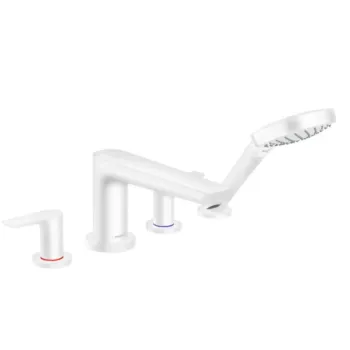Vannas maisītājs Hansgrohe Talis E, ar 4 atveru montāžu, matēta balta, 71748700 NEW