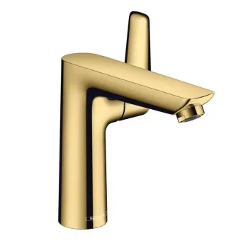 Vannas istabas izlietnes maisītājs Hansgrohe Talis E, ar PopUp vārstu, pulēts zelts, 71754990 NEW