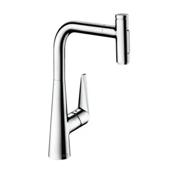 Virtuves Izlietnes Maisītājs Hansgrohe Talis Select M51, izvelkams uzgalis, hroms, 72823000 NEW