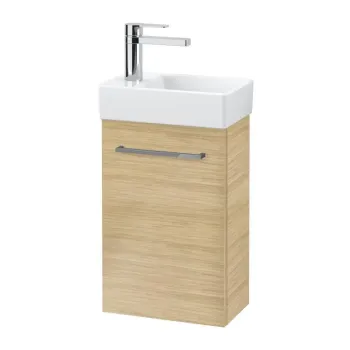 Vannas istabas skapītis Villeroy & Boch Avento, ar SoftClose, (bez izlietnes), 34x51x20 cm, 1 durvis, Nordic Oak, A87600VJ