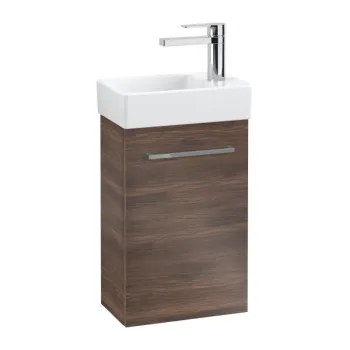 Vannas istabas skapītis Villeroy & Boch Avento, (bez izlietnes) ar SoftClose, kreisās puses eņģes, 53x51x35 cm, 1 durvis, Oak Kansas, A88800RH