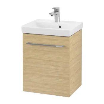 Vannas istabas skapītis Villeroy & Boch Avento, ar SoftClose durvīm, MDF korpuss ar akrila pārklājumu, 43x51x35 cm, 1 durvis, Nordic Oak, A88701VJ