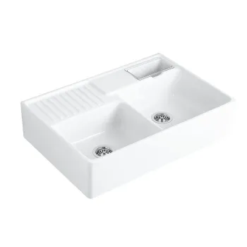 Virtuves izlietne Villeroy & Boch HL1 50x41cm, CeramicPlus apdare, Balta 632391R1