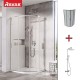 RAVAK Душевой уголок полукруглый Blix BLSCP4 90x90cm, блестящий