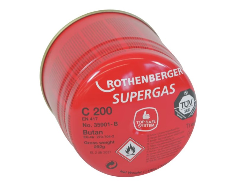 Rothenberger Supergas C200 gāzes balons