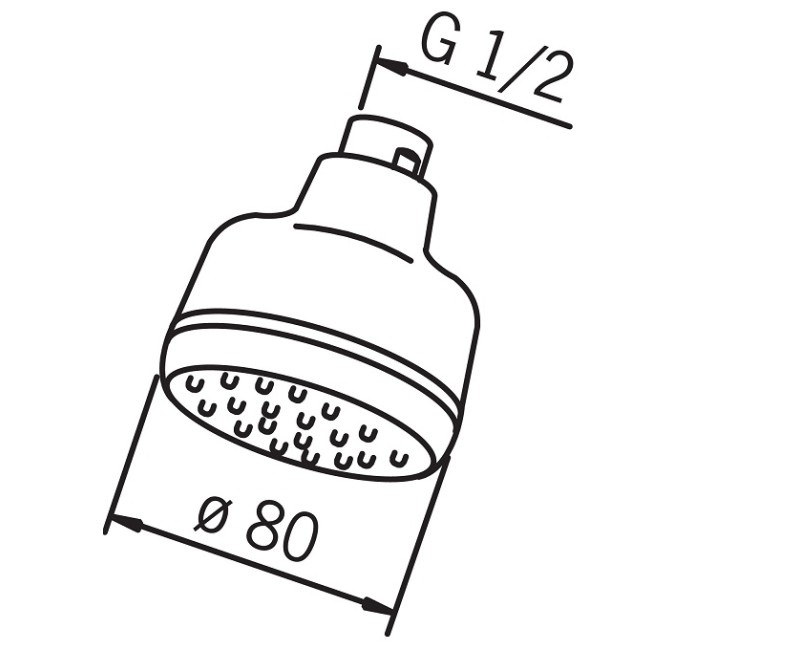 ORAS Dušas galviņa ar sietiņu 232110