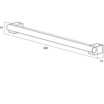 Tiger Nomad Полотенцедержатель, чёрный