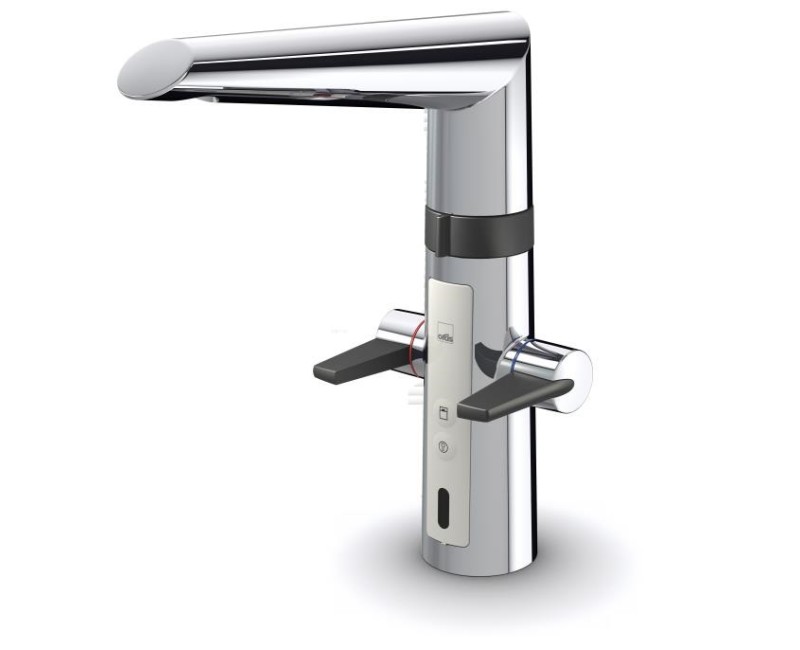 ORAS OPTIMA Virtuves jaucējkrāns ar bezkontakta funkciju,3V 2725