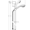 Hansgrohe Душевой набор Crometta 85 Multi 27766000