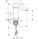Hansgrohe Metris S Смеситель для умывальника с клапаном 31060000 Hansgrohe Metris S Смеситель для умывальника с клапаном 31060000