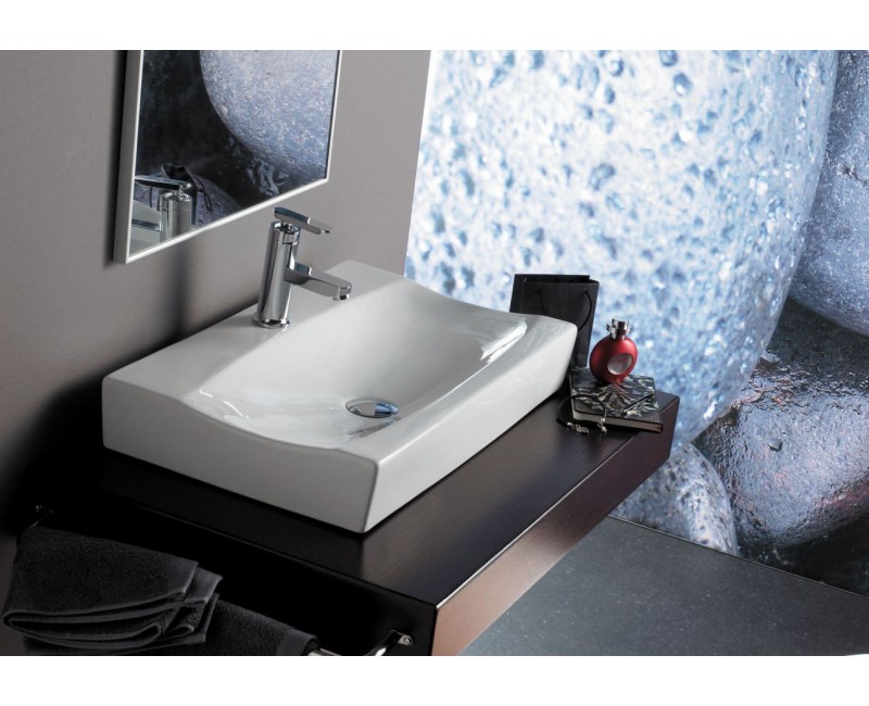 Bathco Vannas istabas izlietne SARDINERO 61.5x37.5cm, uzliekamā