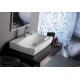 Bathco Vannas istabas izlietne SARDINERO 61.5x37.5cm, uzliekamā Bathco Vannas istabas izlietne SARDINERO 61.5x37.5cm, uzliekamā