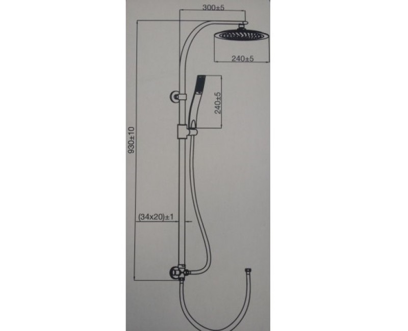 Duschy ALASCA Душевой комплект 456-20