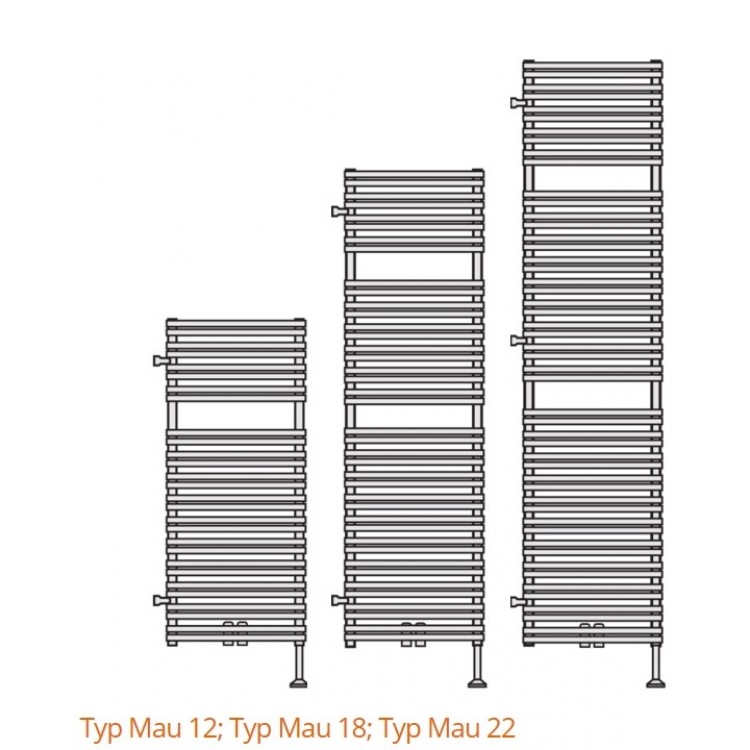 PURMO Dvieļu žāvētājs MAURITIUS 750x1754, balts PURMO Dvieļu žāvētājs MAURITIUS 750x1754, balts