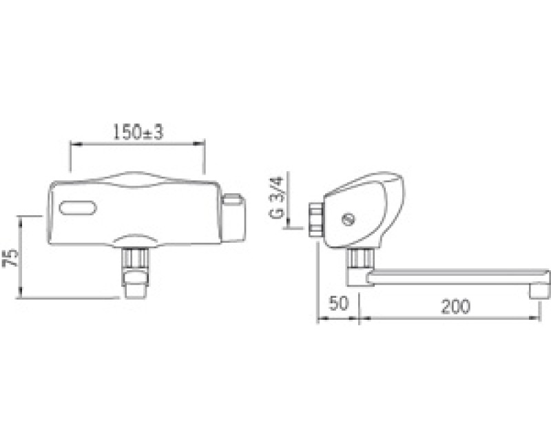 ORAS Electra izlietnes jaucējkrāns, 6V 6179