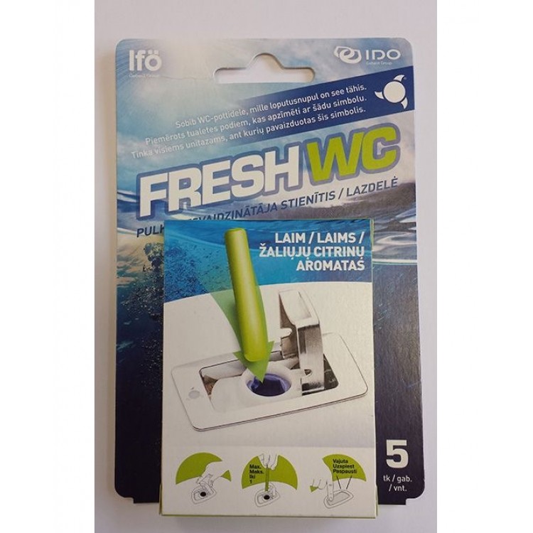 IFO/IDO Gaisa atsvaidzinātājs Fresh WC Laims, 94697 IFO/IDO Gaisa atsvaidzinātājs Fresh WC Laims, 94697