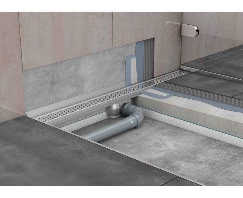 ACO ShowerDrain C Dušas kanāls 1085mm, h-65mm, 9010.88.33