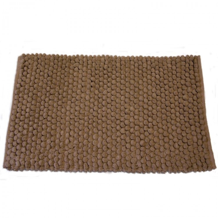 Ba-De BUTTON Коврик для ванной 50x80см, коричневый Ba-De BUTTON Коврик для ванной 50x80см, коричневый