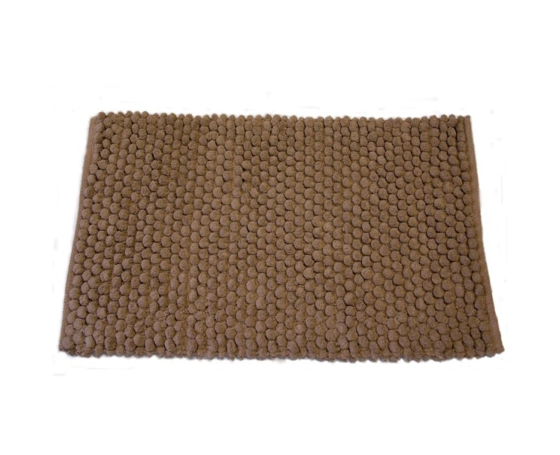 Ba-De BUTTON Vannas istabas paklājs 50x80cm, brūns