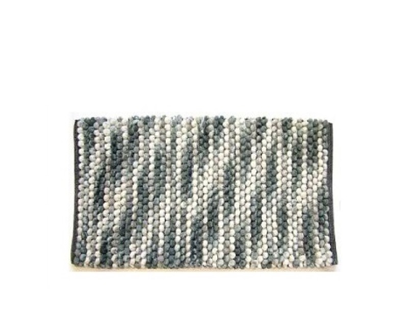 Ba-De MOSAIC Vannas istabas paklājs 50x80cm, pelēks