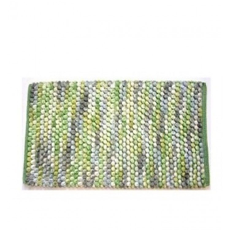 Ba-De MOSAIC Vannas istabas paklājs 50x80cm, zaļš Ba-De MOSAIC Vannas istabas paklājs 50x80cm, zaļš