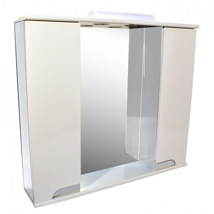 Aqualine Premium L Skapītis ar spoguli 80cm, 9334Z1780M