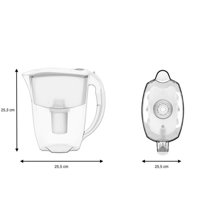 Aquaphor Ūdens filtrs - krūze IDEAL B15, balts Aquaphor Ūdens filtrs - krūze IDEAL B15, balts