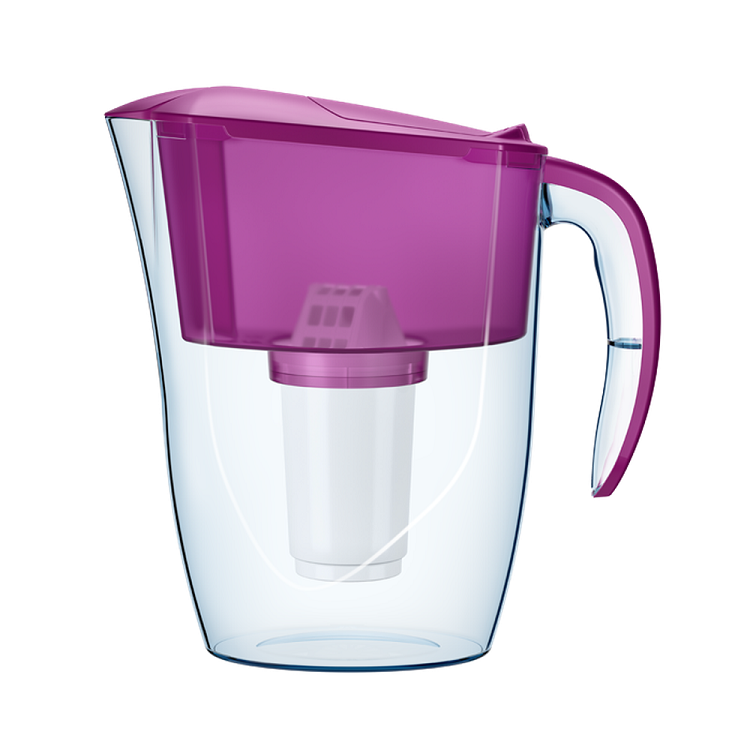 Aquaphor Ūdens filtrs - krūze SMILE A5, rozā