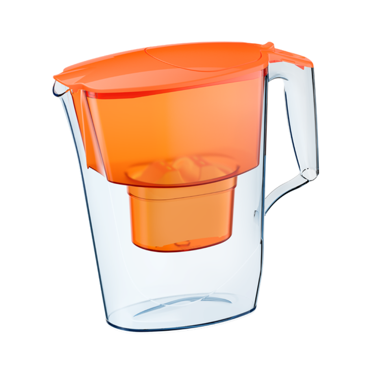 Aquaphor Ūdens filtrs - krūze TIME B25, oranža