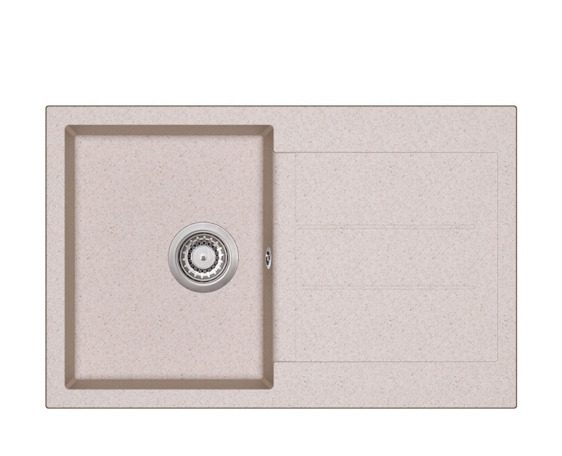 Aquasanita TESA Кухонная мойка 780x495mm, SQT101AW-110