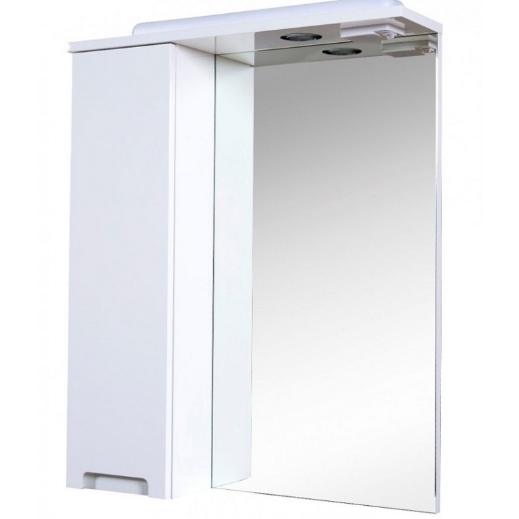 Akvarodos QUADRO Vannas istabas spogulis ar skapīti 60cm,195882 Akvarodos QUADRO Vannas istabas spogulis ar skapīti 60cm,195882