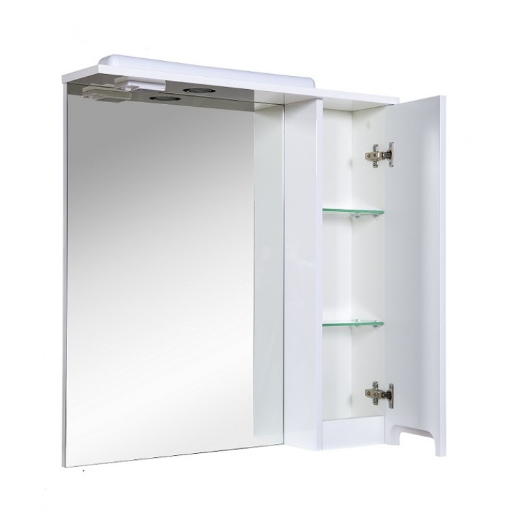 Akvarodos QUADRO Vannas istabas spogulis ar skapīti 70cm, 195883 Akvarodos QUADRO Vannas istabas spogulis ar skapīti 70cm, 195883