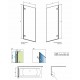 Radaway vannas sieniņa Arta PNJ 70 cm Radaway vannas sieniņa Arta PNJ 70 cm