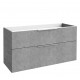 KAME BIG Skapītis zem izlietnes 120cm, BU/12-3DR/17-BIG/CH KAME BIG Skapītis zem izlietnes 120cm, BU/12-3DR/17-BIG/CH