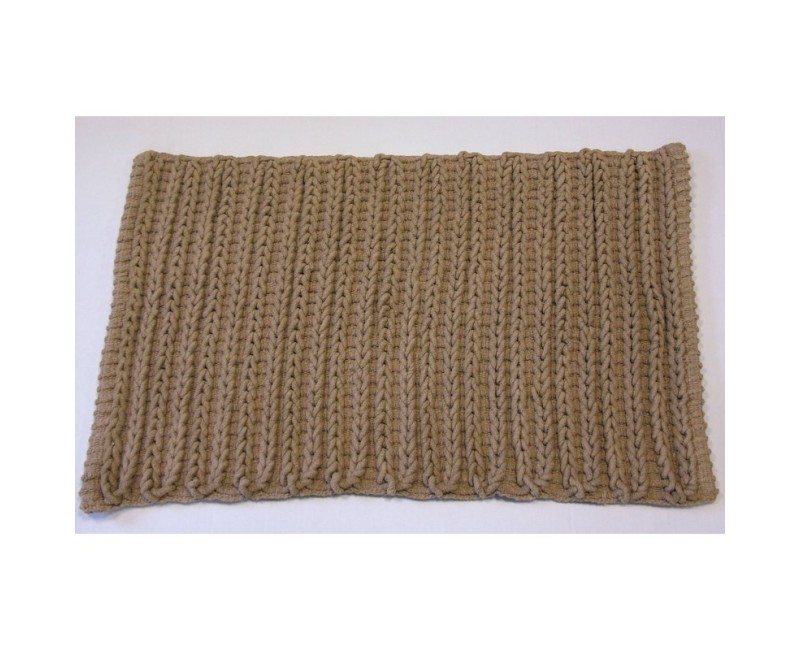 Ba-De CHROCHET Vannas istabas paklājs 50x80cm, brūns