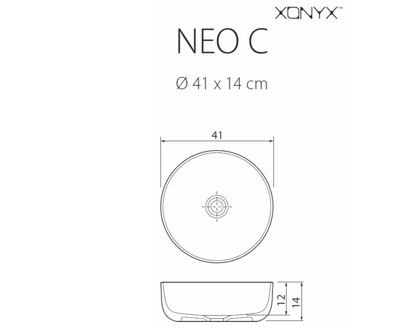 Balteco NEO C Нaкладная раковина 41см, NEO C