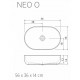 Balteco NEO O Нaкладная раковина 56x36см, NEO O Balteco NEO O Нaкладная раковина 56x36см, NEO O