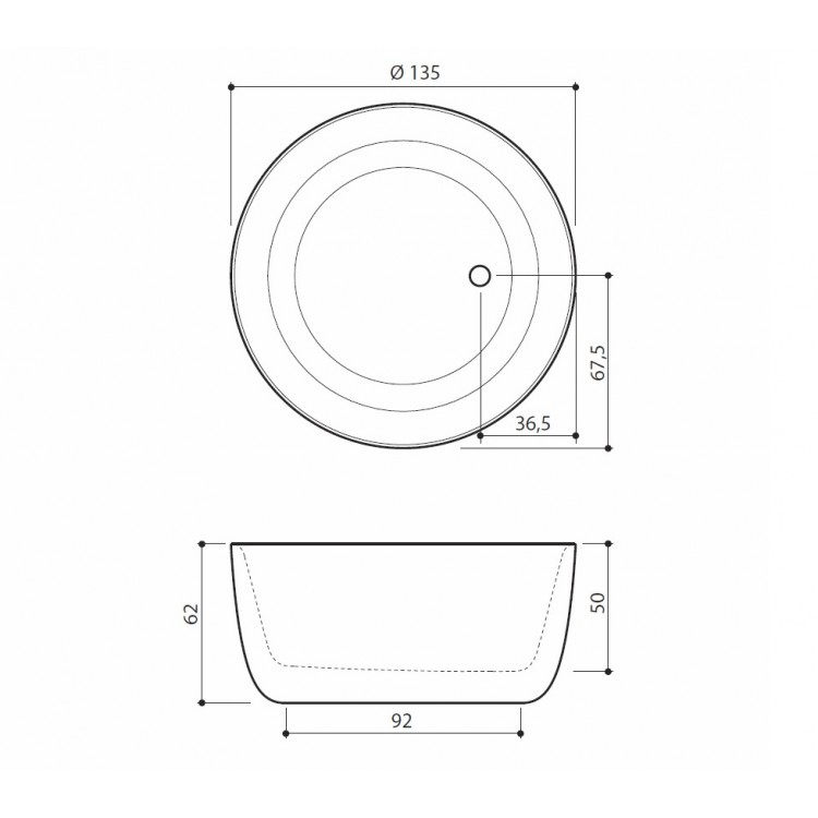 Balteco Vanna ALLURE D135cm Balteco Vanna ALLURE D135cm