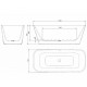 Balteco Vanna COMO 170x75cm Balteco Vanna COMO 170x75cm