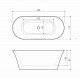 Balteco Vanna FIORE 160x72cm Balteco Vanna FIORE 160x72cm