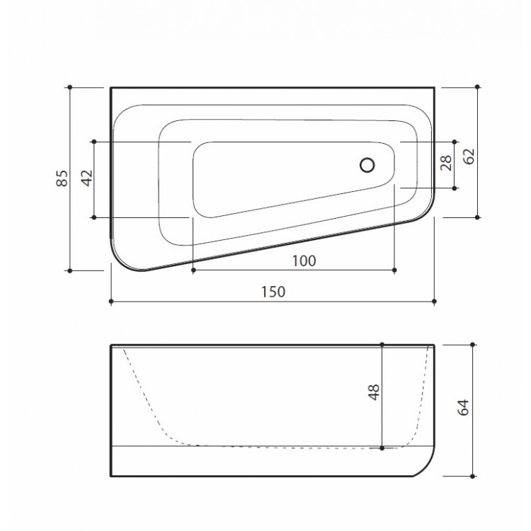 Balteco Vanna GAMMA 150x85cm