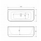 Balteco Vanna GAMMA 160x71cm Balteco Vanna GAMMA 160x71cm